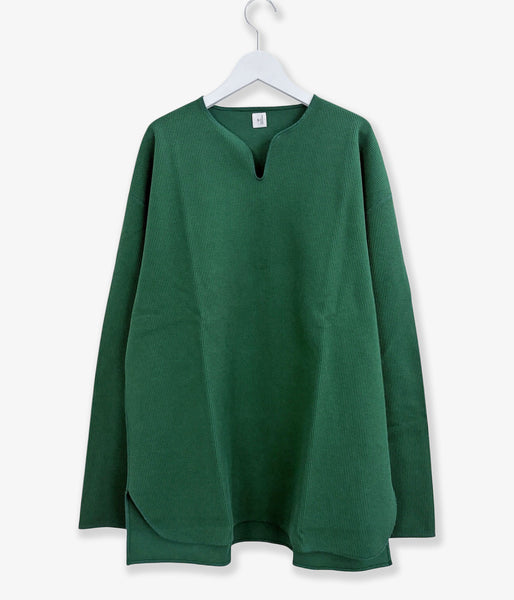blurhms ROOTSTOCK/ROUGH&SMOOTH THERMAL OVER NECK LS (DARK GREEN)