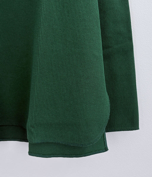 blurhms ROOTSTOCK/ROUGH&SMOOTH THERMAL OVER NECK LS (DARK GREEN)