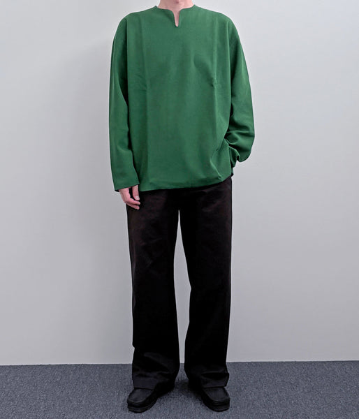 blurhms ROOTSTOCK/ROUGH&SMOOTH THERMAL OVER NECK LS (DARK GREEN)
