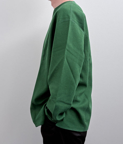 blurhms ROOTSTOCK/ROUGH&SMOOTH THERMAL OVER NECK LS (DARK GREEN)