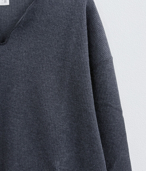 blurhms ROOTSTOCK/ROUGH&SMOOTH THERMAL OVER NECK LS (HEATHER CHARCOAL)
