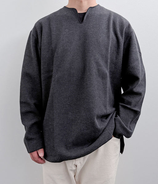 blurhms ROOTSTOCK/ROUGH&SMOOTH THERMAL OVER NECK LS (HEATHER CHARCOAL)