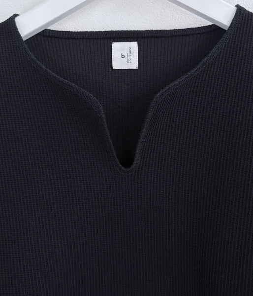 blurhms ROOTSTOCK/ROUGH&SMOOTH THERMAL OVER NECK LS (BLACK)