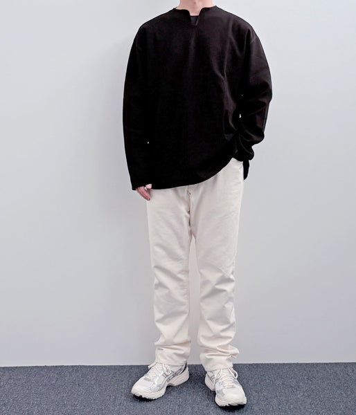 blurhms ROOTSTOCK/ROUGH&SMOOTH THERMAL OVER NECK LS (BLACK)