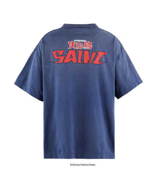 SAINT MICHAEL/火の鳥_SS T-SHIRT/SAINT/NAVY