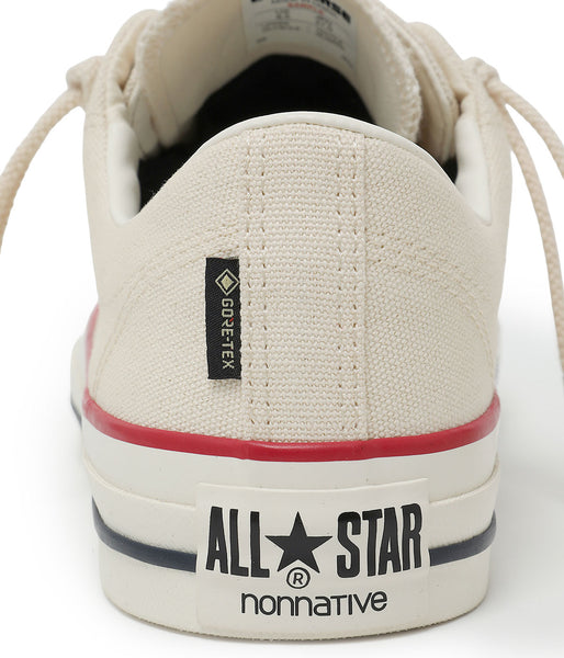nonnative/CONVERSE × nonnative ALL STAR GORE-TEX CENTERZIP OX / NN (IVORY)