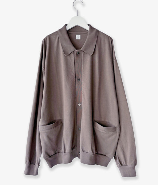 blurhms ROOTSTOCK/CLASSIC COLLARED CARDIGAN (DARK GREY)