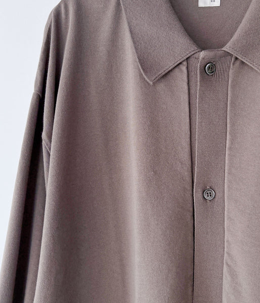 blurhms ROOTSTOCK/CLASSIC COLLARED CARDIGAN (DARK GREY)
