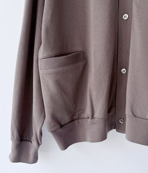 blurhms ROOTSTOCK/CLASSIC COLLARED CARDIGAN (DARK GREY)
