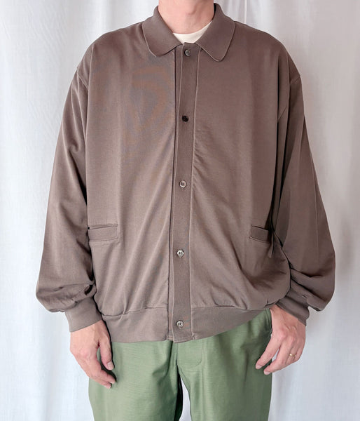 blurhms ROOTSTOCK/CLASSIC COLLARED CARDIGAN (DARK GREY)