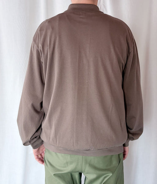 blurhms ROOTSTOCK/CLASSIC COLLARED CARDIGAN (DARK GREY)