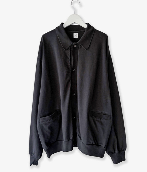 blurhms ROOTSTOCK/CLASSIC COLLARED CARDIGAN (BLACK)