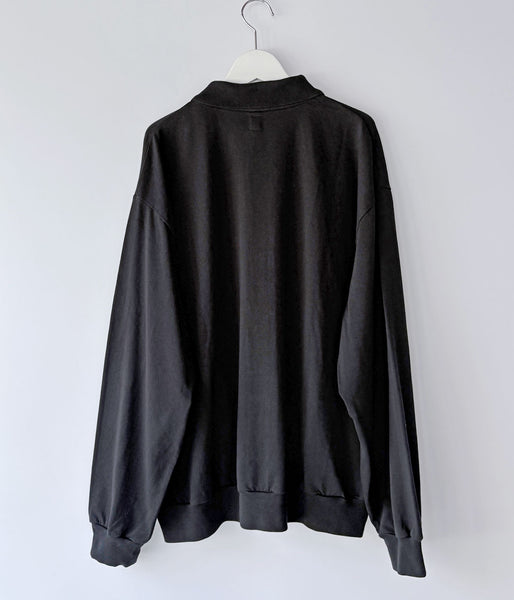 blurhms ROOTSTOCK/CLASSIC COLLARED CARDIGAN (BLACK)
