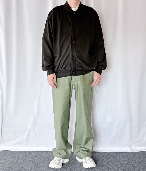 blurhms ROOTSTOCK/CLASSIC COLLARED CARDIGAN (BLACK)
