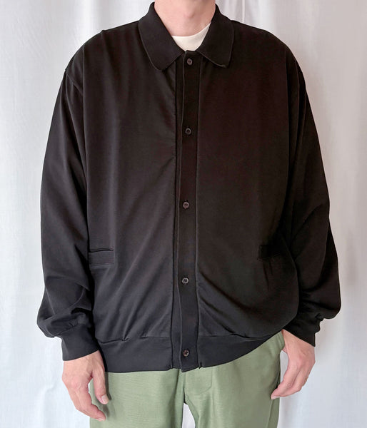 blurhms ROOTSTOCK/CLASSIC COLLARED CARDIGAN (BLACK)