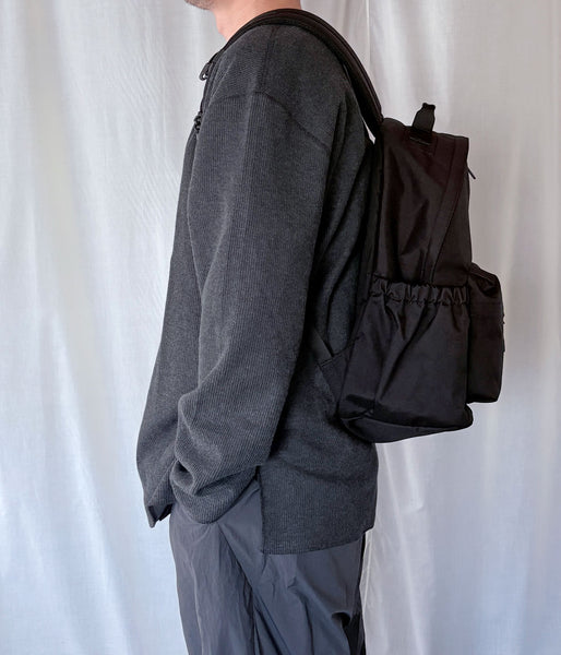 MHL./NYLON CANVAS DAYPACK (BLACK)