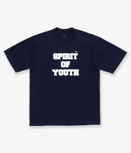 LQQK Studio/SPIRIT OF YOUTH TEE (NAVY)
