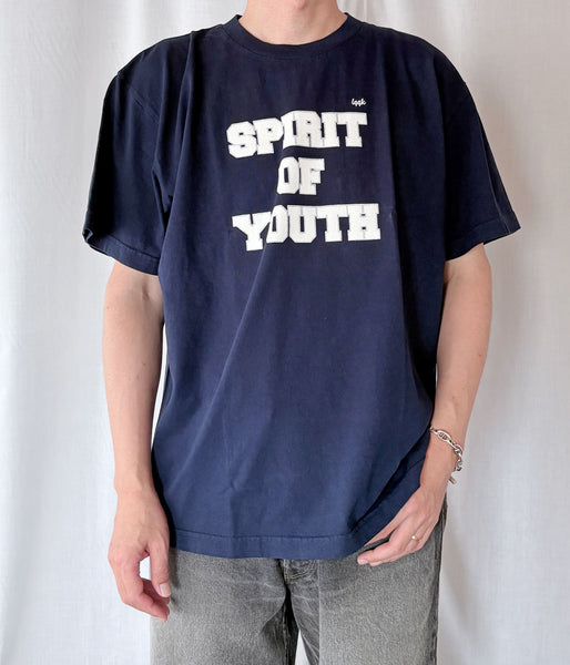 LQQK Studio/SPIRIT OF YOUTH TEE (NAVY)