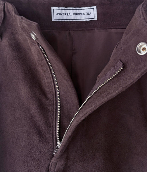 UNIVERSAL PRODUCTS./SUEDE TROUSERS (BROWN)
