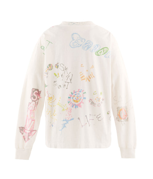 SAINT MICHAEL/COCO_LS T-SHIRT/COCO/WHITE