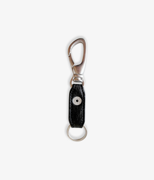 nonnative/WORKER KEY RING WITH LEATHER STRAP