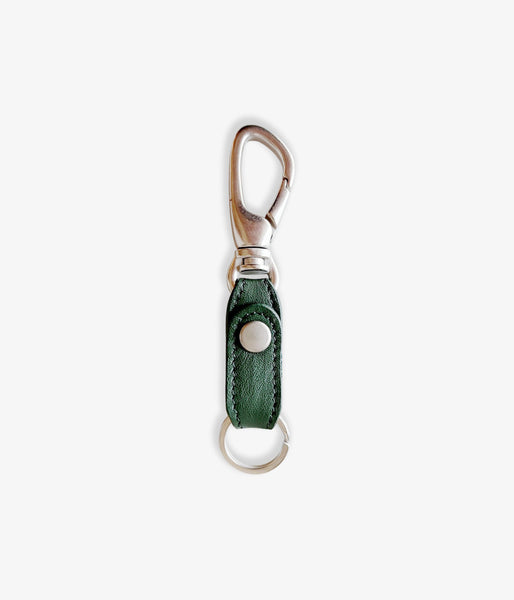 nonnative/WORKER KEY RING WITH LEATHER STRAP