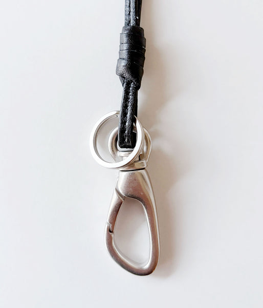 nonnative/WORKER KEY RING WITH LEATHER CORD