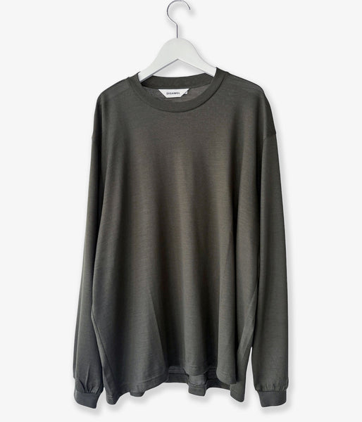 DIGAWEL/Merino wool L/S T-shirt (OLIVE)