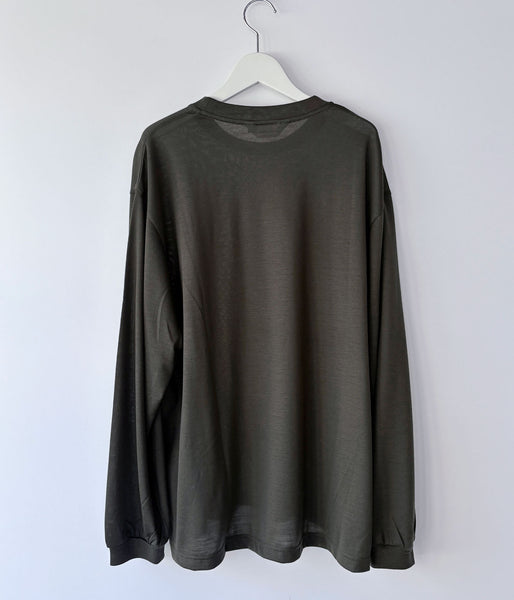 DIGAWEL/Merino wool L/S T-shirt (OLIVE)