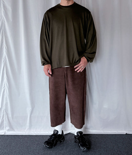 DIGAWEL/Merino wool L/S T-shirt (OLIVE)
