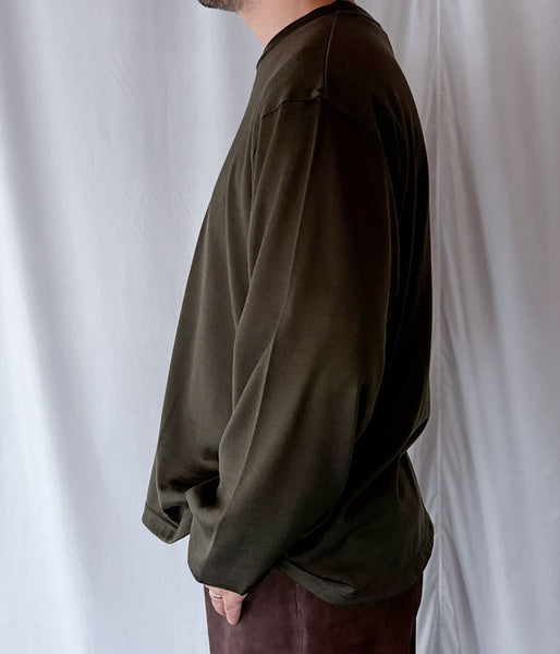 DIGAWEL/Merino wool L/S T-shirt (OLIVE)