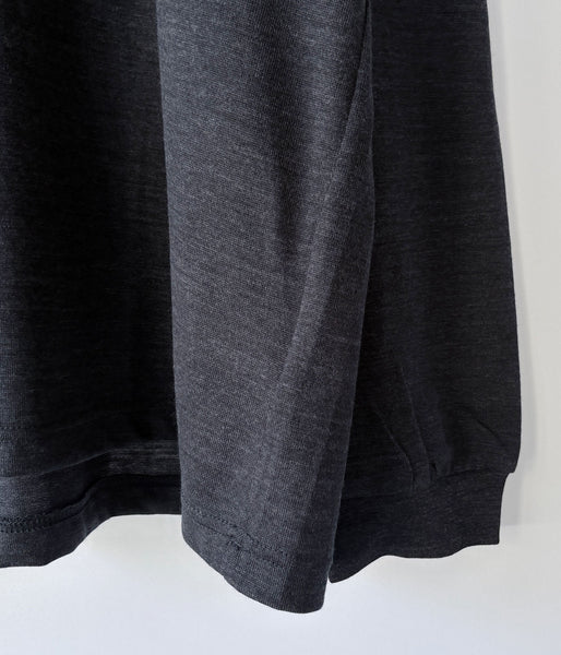 DIGAWEL/Merino wool L/S T-shirt (C.GRAY)
