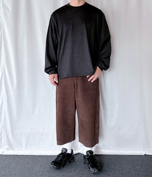 DIGAWEL/Merino wool L/S T-shirt (C.GRAY)
