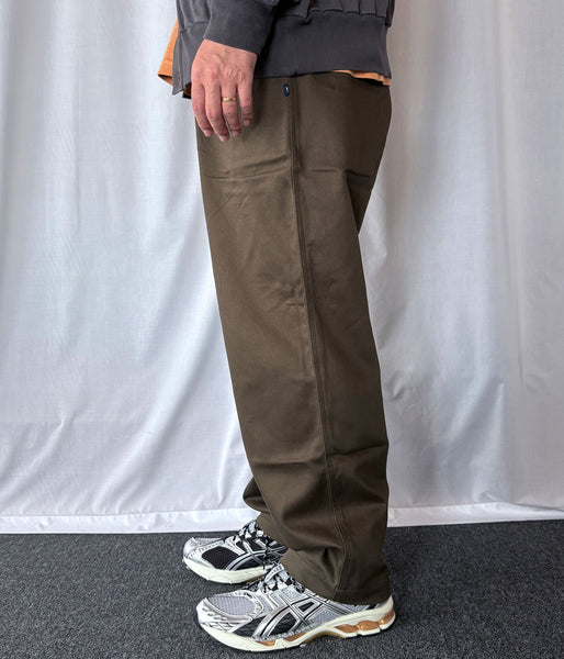 DESCENDANT/SHORE TWILL BEACH TROUSERS (OLIVE DRAB)