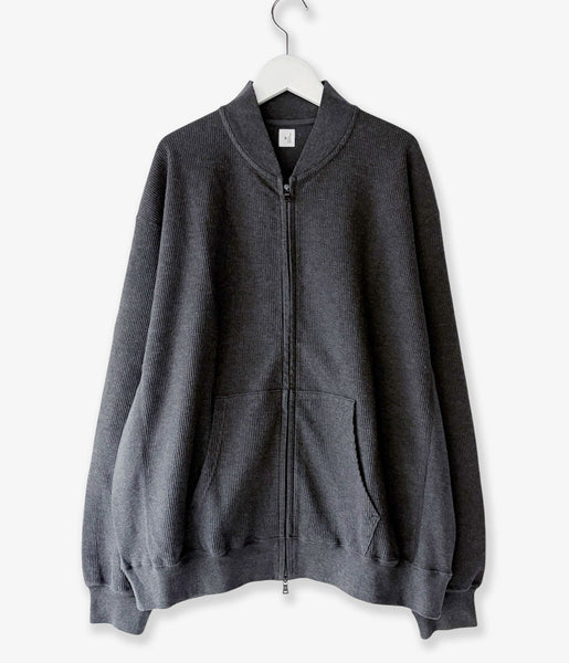 blurhms ROOTSTOCK/ROUGH&SMOOTH THERMAL BLOUSON(HEATHER CHACOAL)