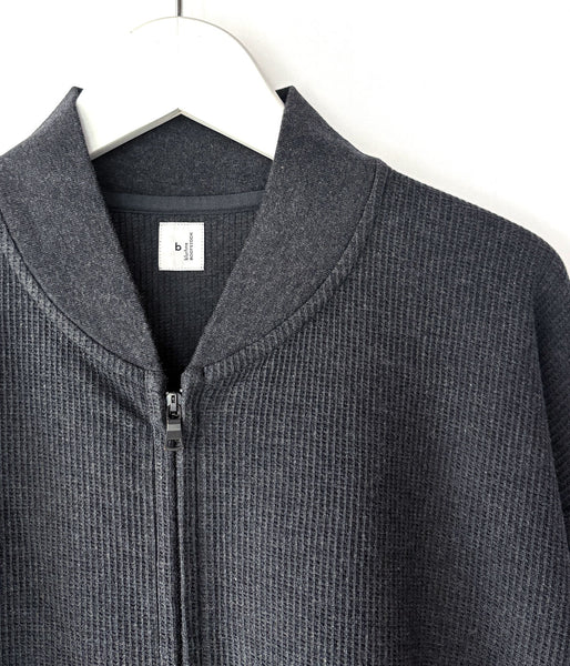 blurhms ROOTSTOCK/ROUGH&SMOOTH THERMAL BLOUSON(HEATHER CHACOAL)