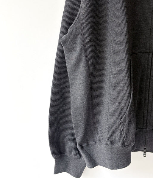 blurhms ROOTSTOCK/ROUGH&SMOOTH THERMAL BLOUSON(HEATHER CHACOAL)