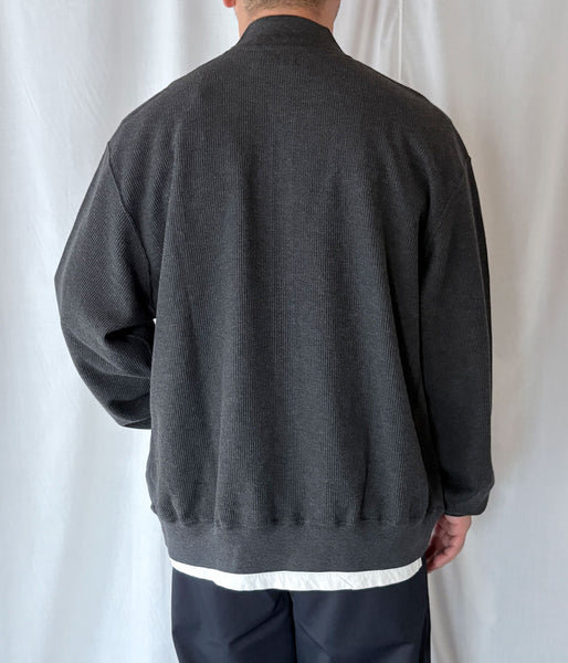blurhms ROOTSTOCK/ROUGH&SMOOTH THERMAL BLOUSON(HEATHER CHACOAL)