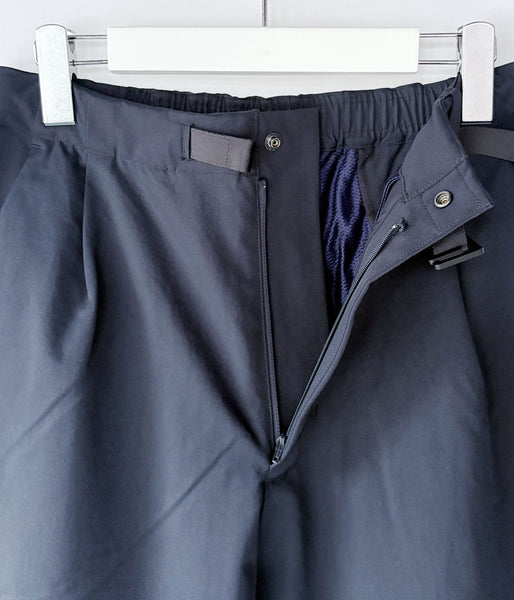 Goldwin/ONE TUCK TAPERED STRETCH PANTS (DARK NAVY)