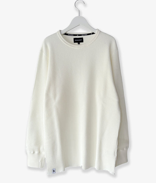DESCENDANT/PX WAFFLE LS (WHITE)