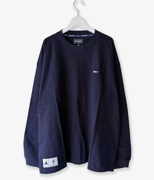 DESCENDANT/CACHALOT ORGANIC COTTON LS (NAVY)