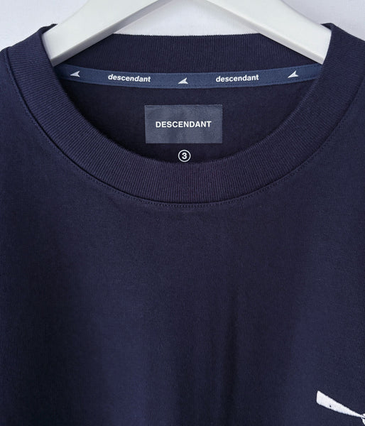 DESCENDANT/CACHALOT ORGANIC COTTON LS (NAVY)