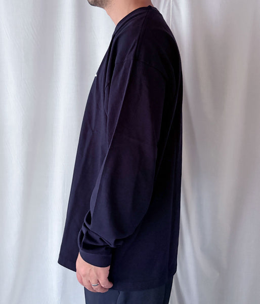 DESCENDANT/CACHALOT ORGANIC COTTON LS (NAVY)