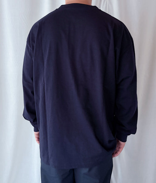 DESCENDANT/CACHALOT ORGANIC COTTON LS (NAVY)