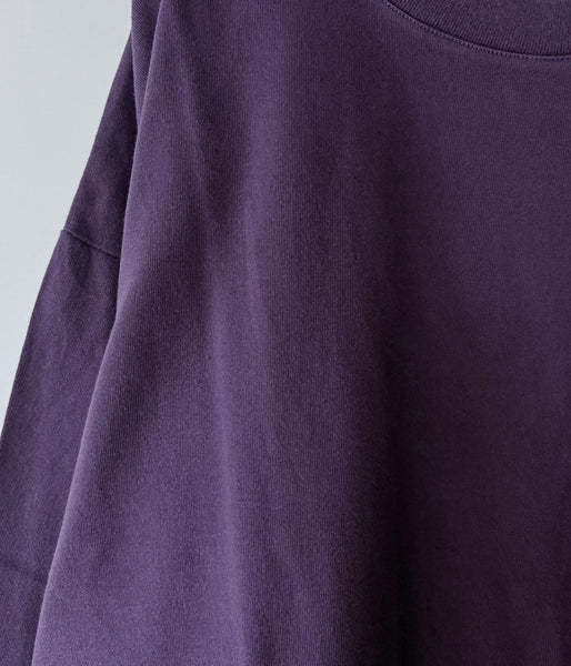 DESCENDANT/OTL ORGANIC COTTON LS PIGMENT DYE (PURPLE)