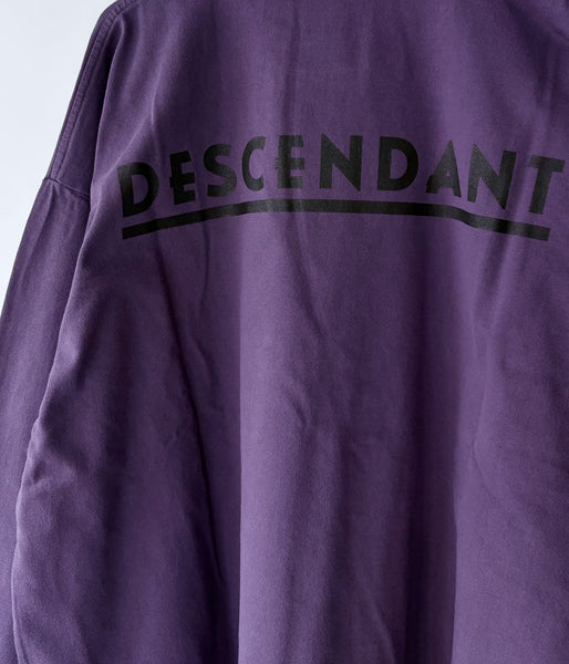 DESCENDANT/OTL ORGANIC COTTON LS PIGMENT DYE (PURPLE)