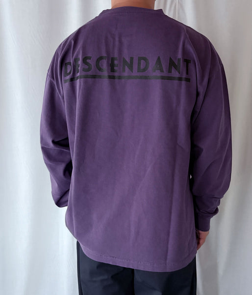 DESCENDANT/OTL ORGANIC COTTON LS PIGMENT DYE (PURPLE)