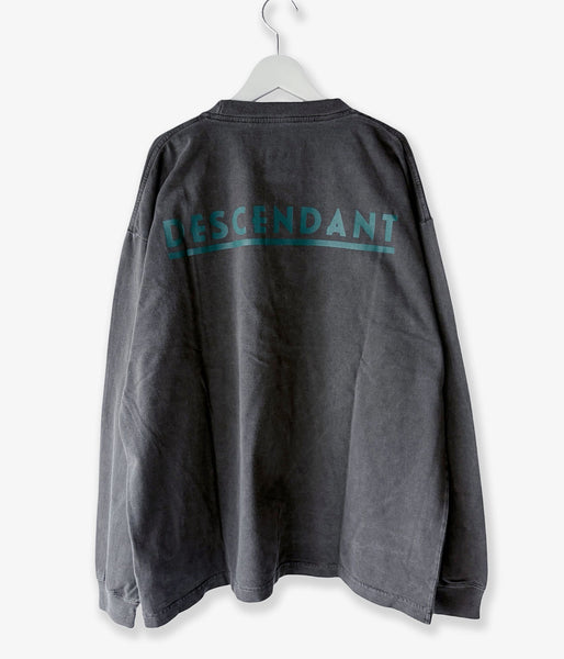 DESCENDANT/OTL ORGANIC COTTON LS PIGMENT DYE (BLACK)