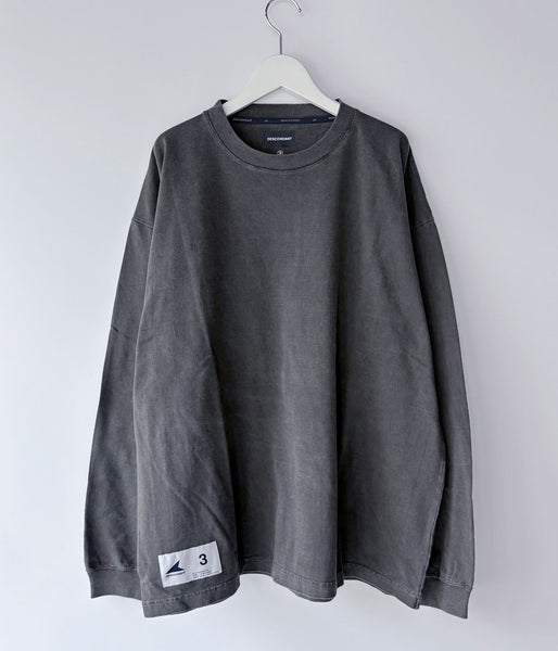 DESCENDANT/OTL ORGANIC COTTON LS PIGMENT DYE (BLACK)