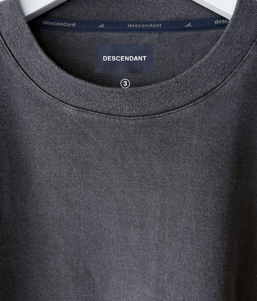DESCENDANT/OTL ORGANIC COTTON LS PIGMENT DYE (BLACK)